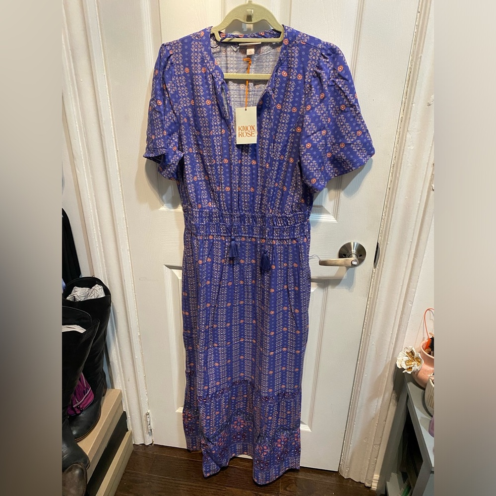 Beautiful purple midi dress